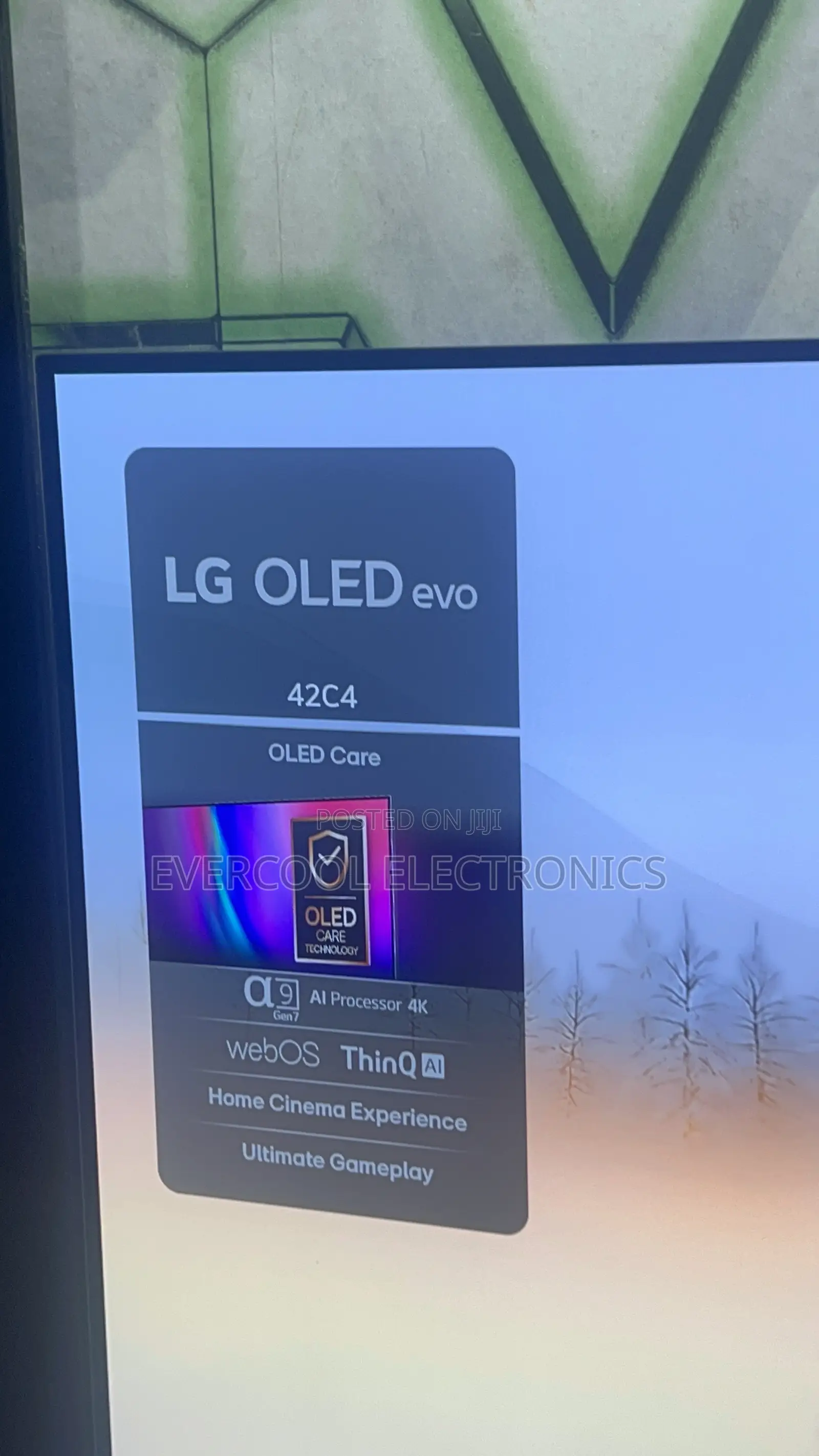 Sleek 42” 2024 Lg Oled Evo C4 Smart Tv