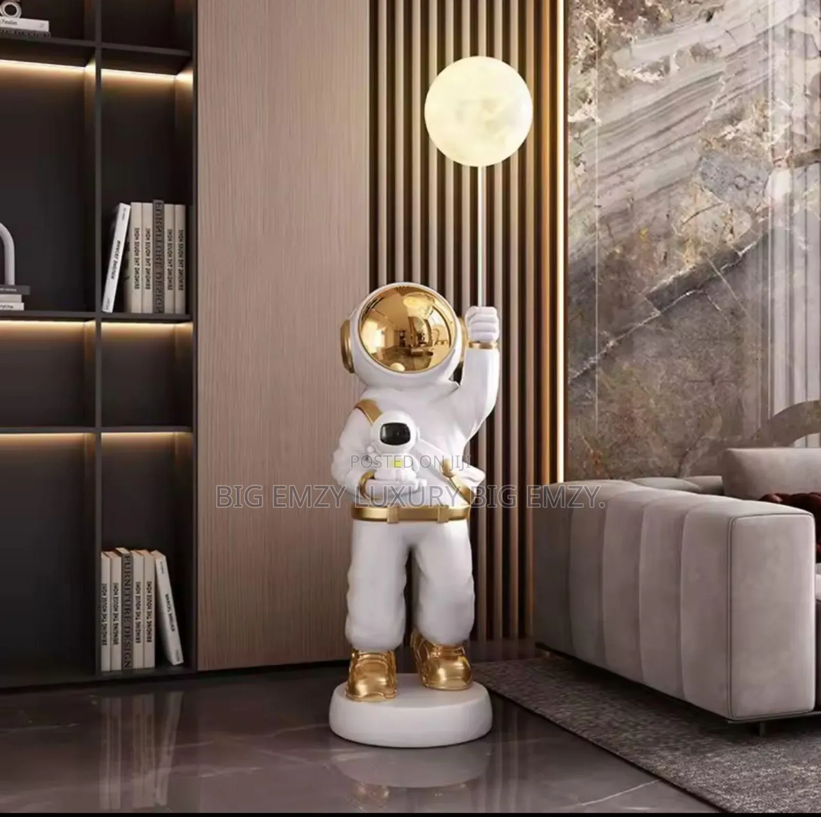Decorative Astronaut Statue or Figurine Lamp