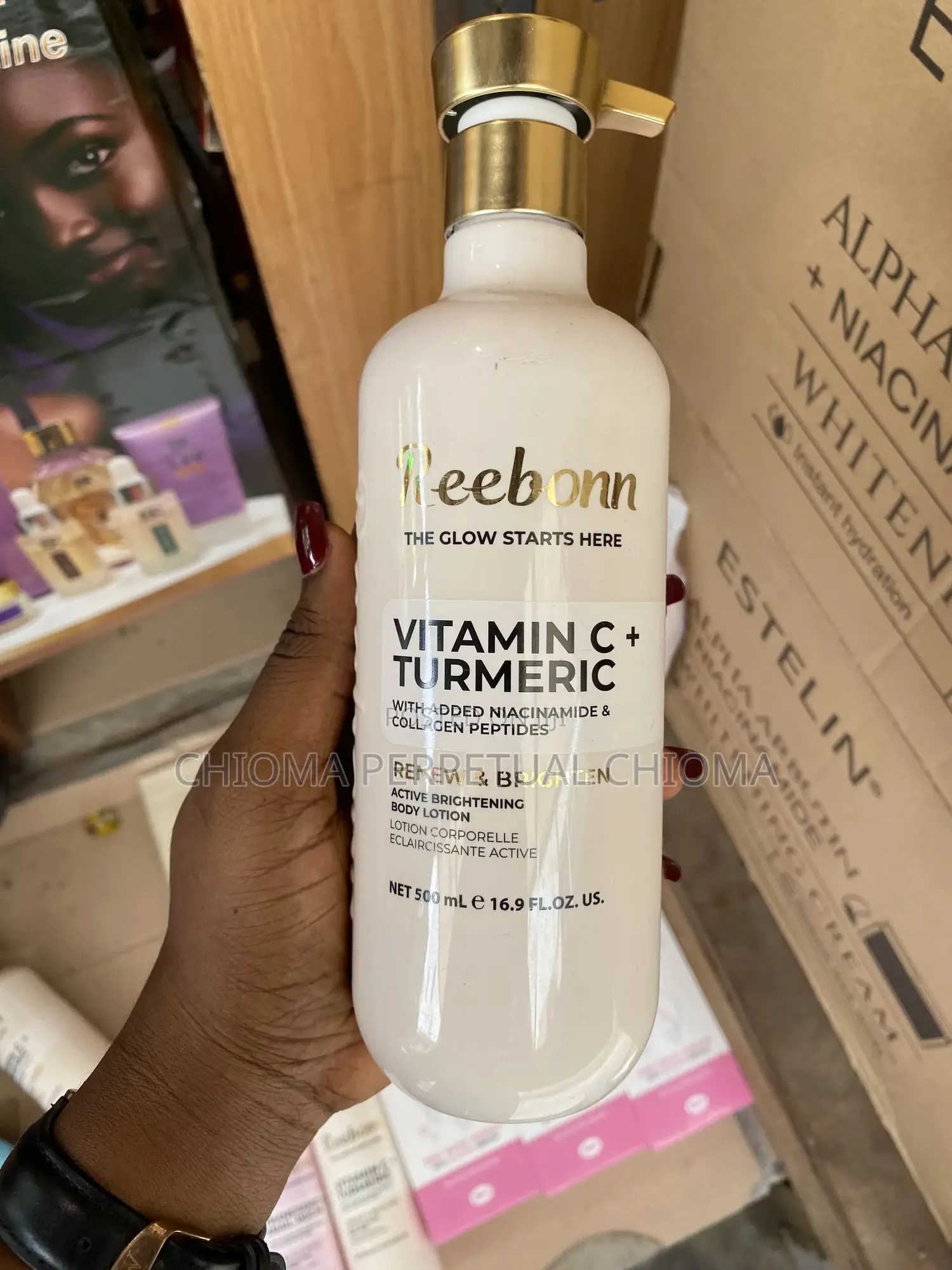 Reeborn Vitamin C and Tumeric Lotion