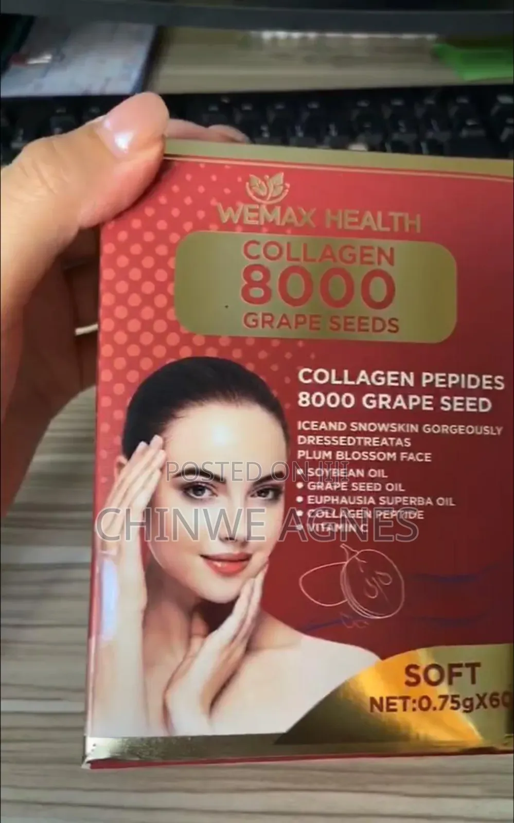 Collagen 8000 Grapes Seeds