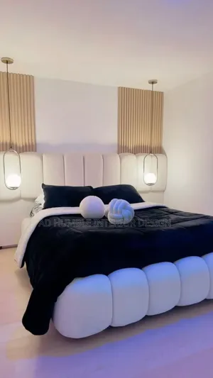 Bubble Bedframe With Bedside Cabinet