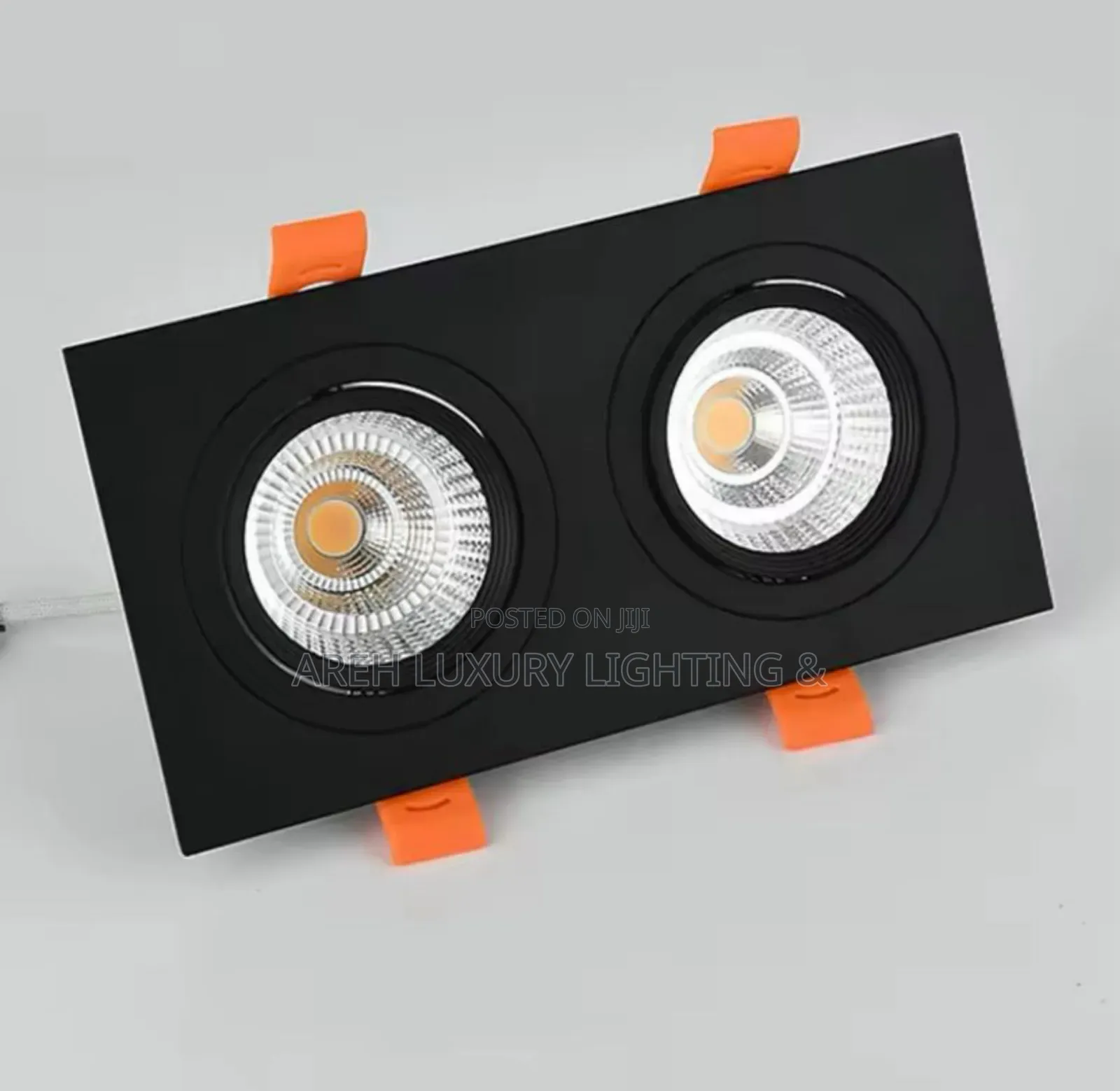 Square Bright Recessed White Black Led Dimmable Downlight
