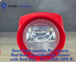 Gent Addressable Fire Alarm Sounder Flasher - S3-s-vad-hpr-r