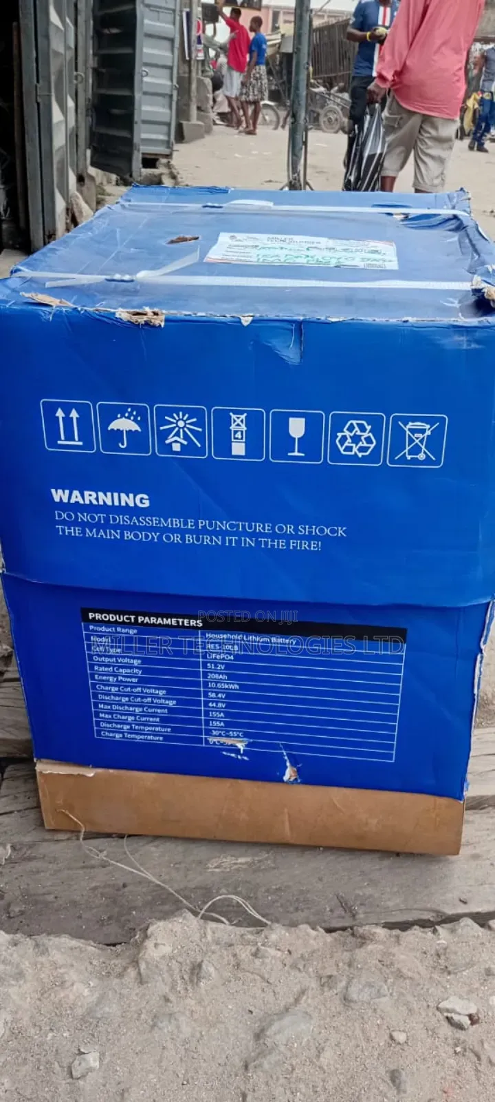 Hyper Power Lithium Battery 10kwh 48v With Blue Box