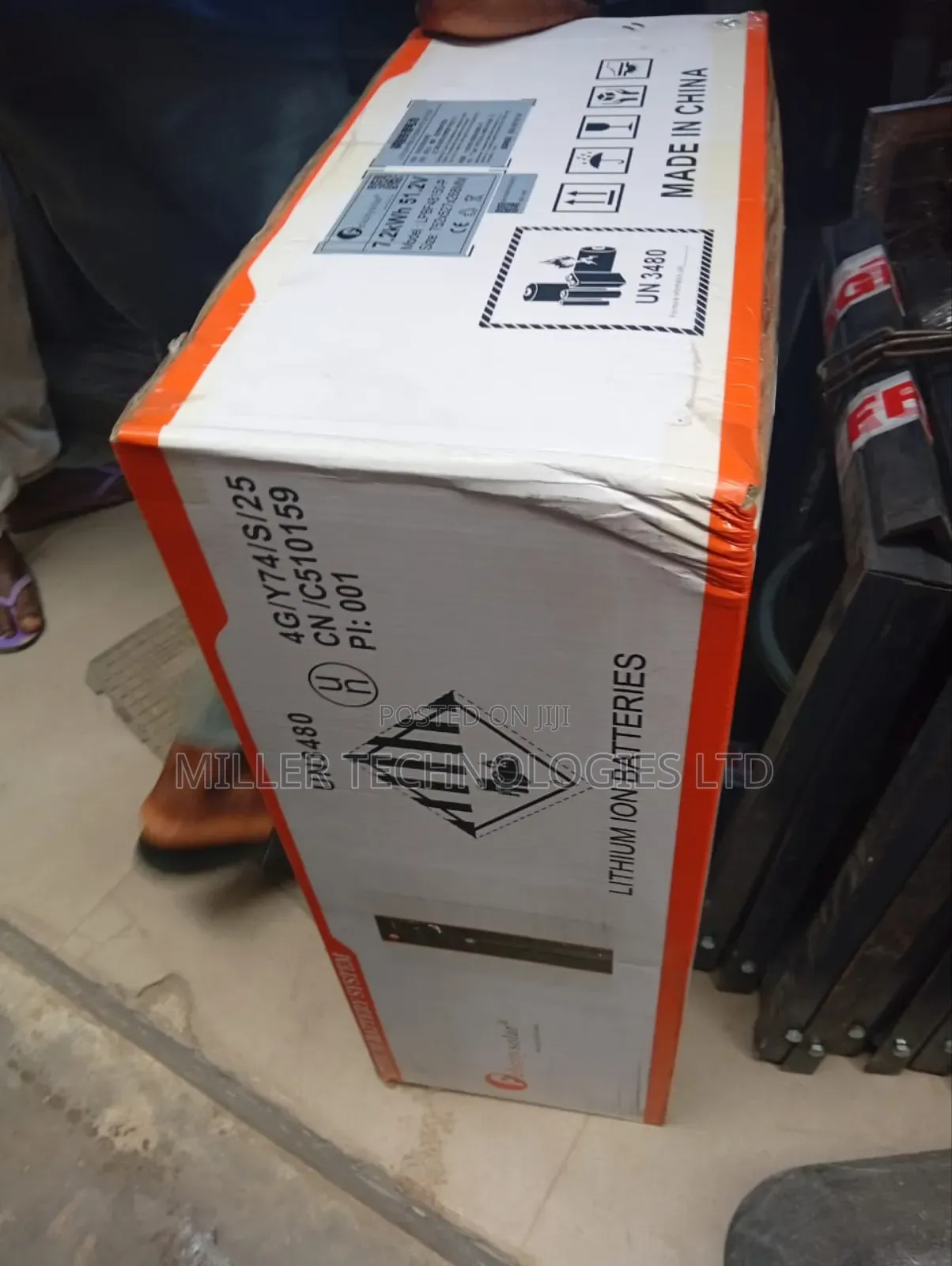 Felicity Lithium Battery 7.2kwh 48v Model Un3480
