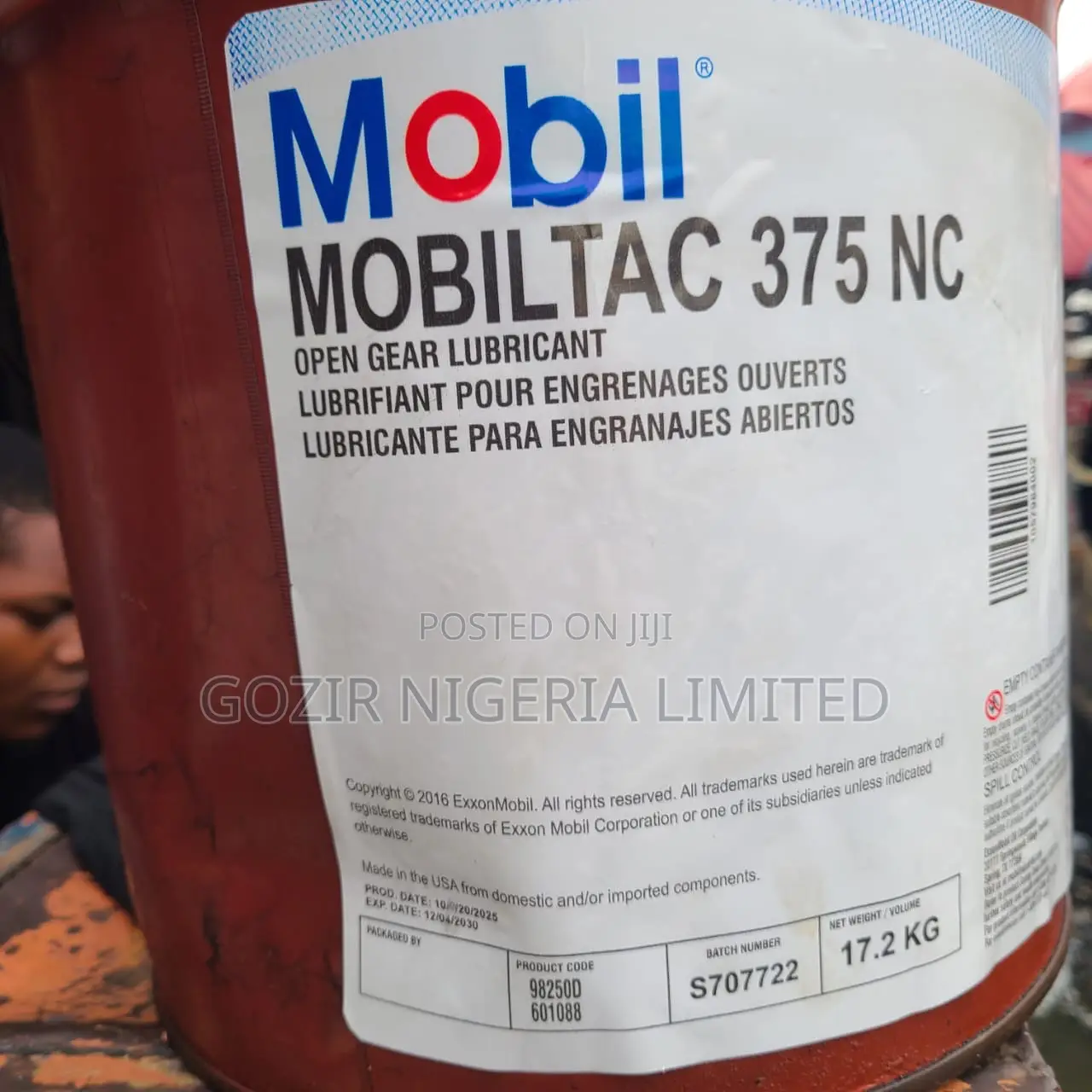 Mobiltac 375 Nc Grease