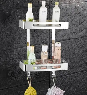 High Quality 304 Stainless Steel Bathroom Shelve