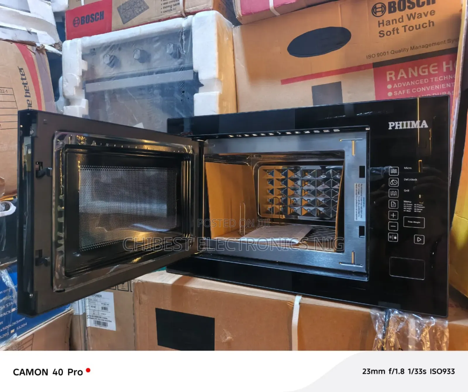 Original Phiima Inbuilt Luxury Automatic Digital Microwave With Grill