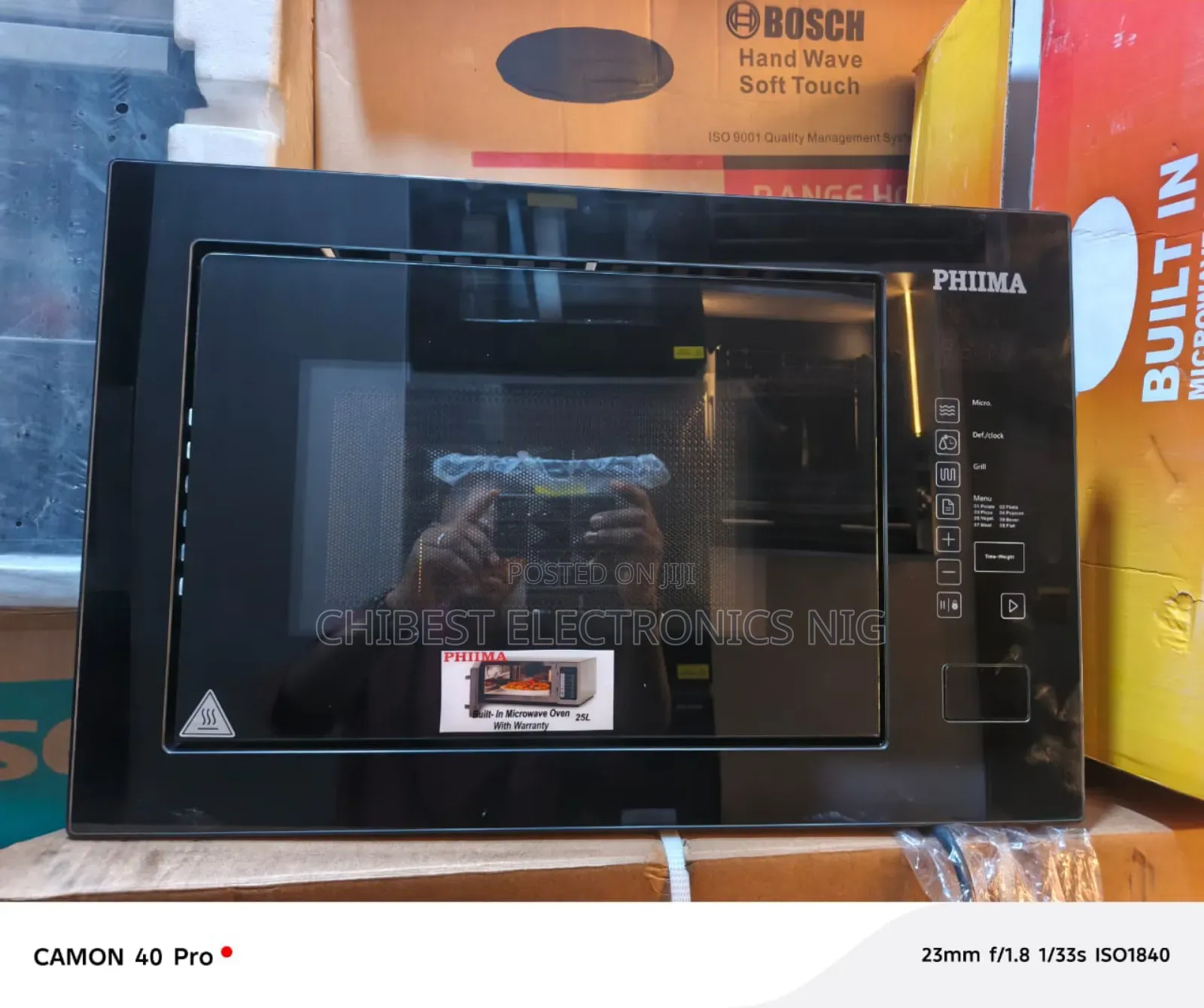 Original Phiima Inbuilt Luxury Automatic Digital Microwave With Grill