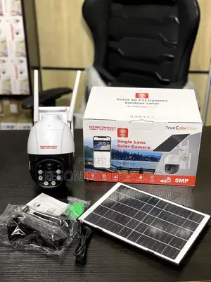 Solar Camera Single Lens V380pro It Uses Sim Card and Memory Card