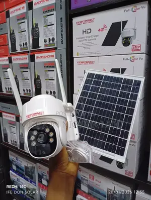 Viewconnect 4mp Ultra Hd 4g Solar Intelligent Alert PTZ Camera