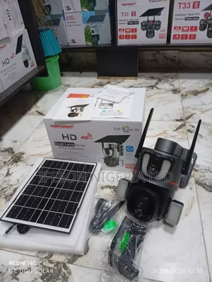 Viewconnect Hd 4g Dual Lens Solar PTZ Camera Kit.