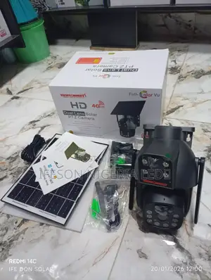 Viewconnect 5mp Ultra Hd Dual Lens Solar PTZ Camera.