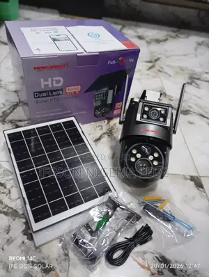 Viewconnect 4g/5g Lte Dual Lens Solar PTZ Camera, Likely the Skyvision