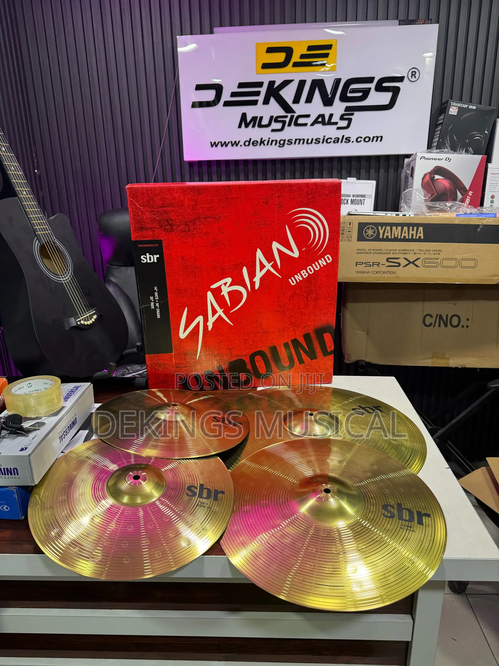 Original Sabian Sbr Unbound Performance Set Cymbals