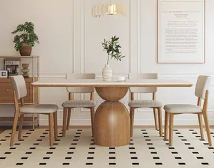 Modern 6 Seater Marble Dining