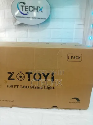 Zotoyi 100ft Outdoor String Lights Led Mains Powered 50+2 Spare Bulbs