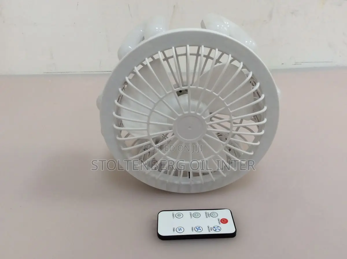U-Shaped Ceiling Fan With Led Lights