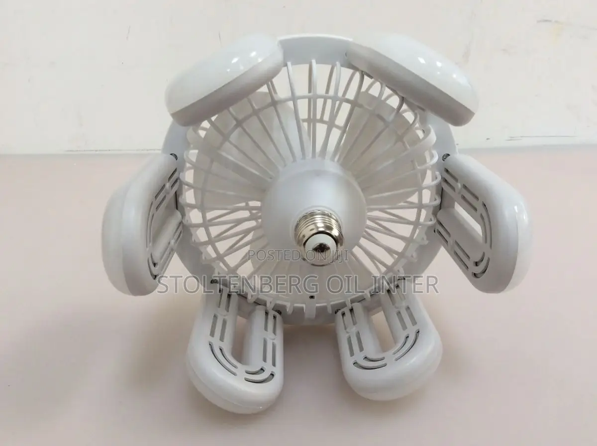 U-Shaped Ceiling Fan With Led Lights