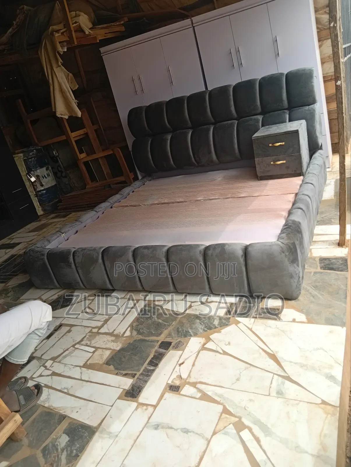 Padded Bed Frame 6 by 6