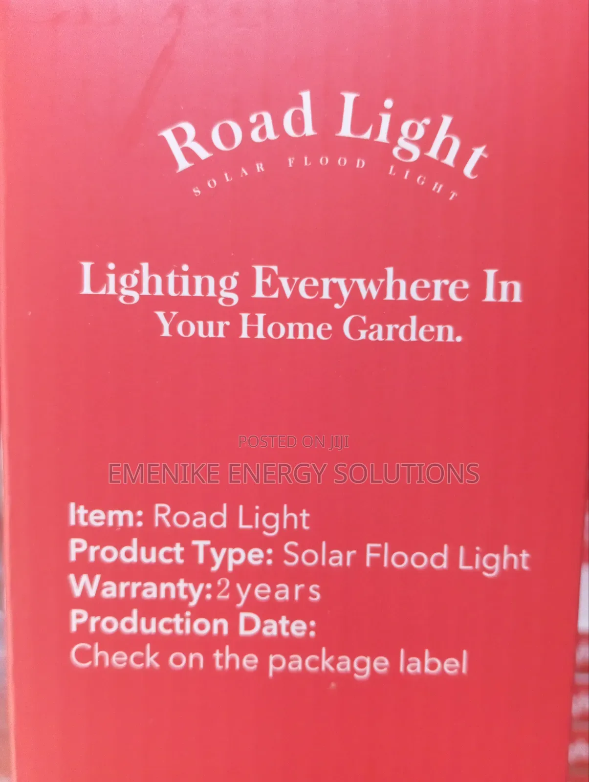 Solar Powered Security Light