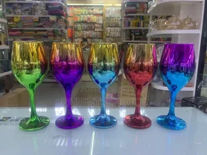 Luxury Glass Cup Set - 6 PCS