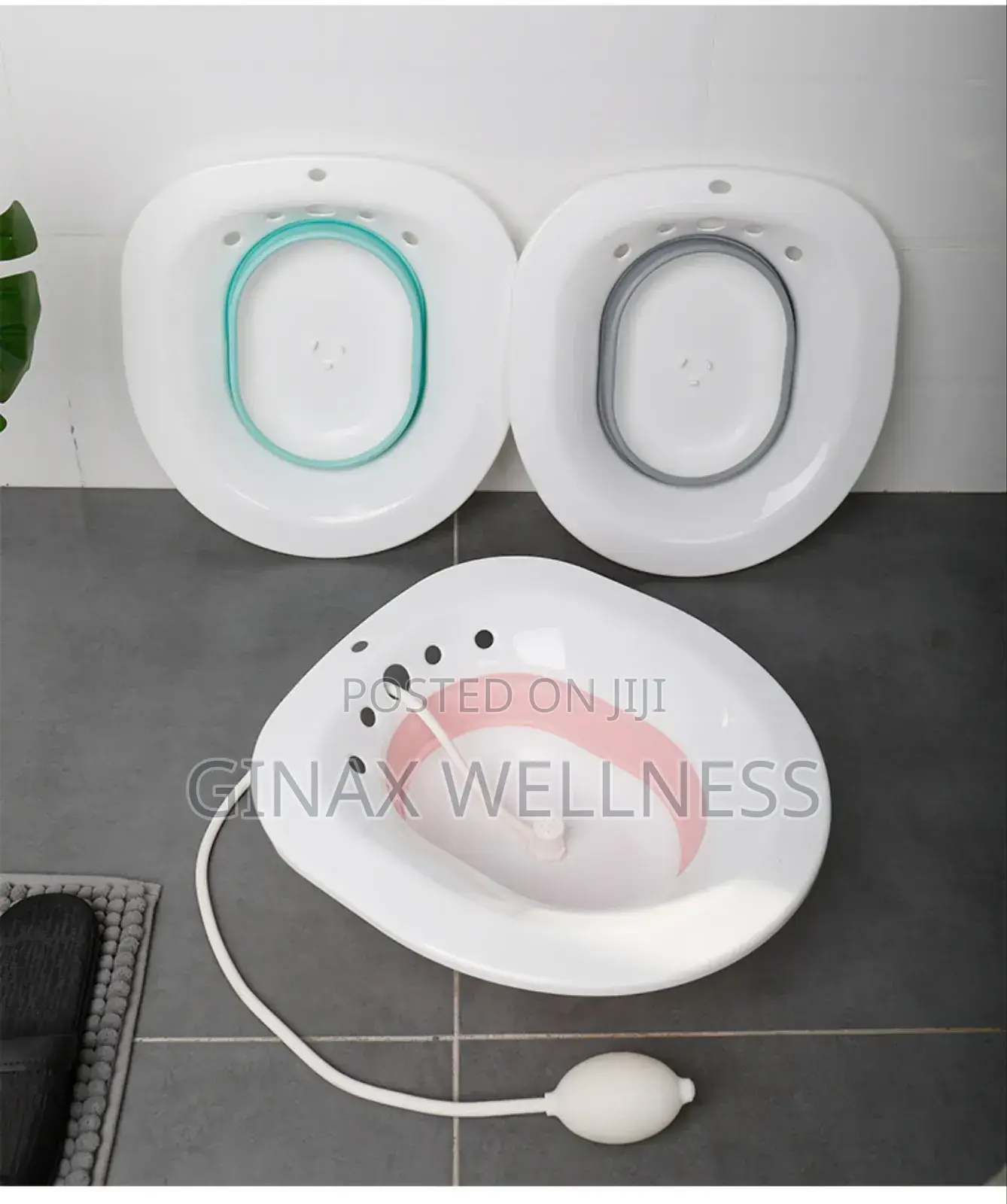 Foldable Sitz Bath Basin With Spray Tube
