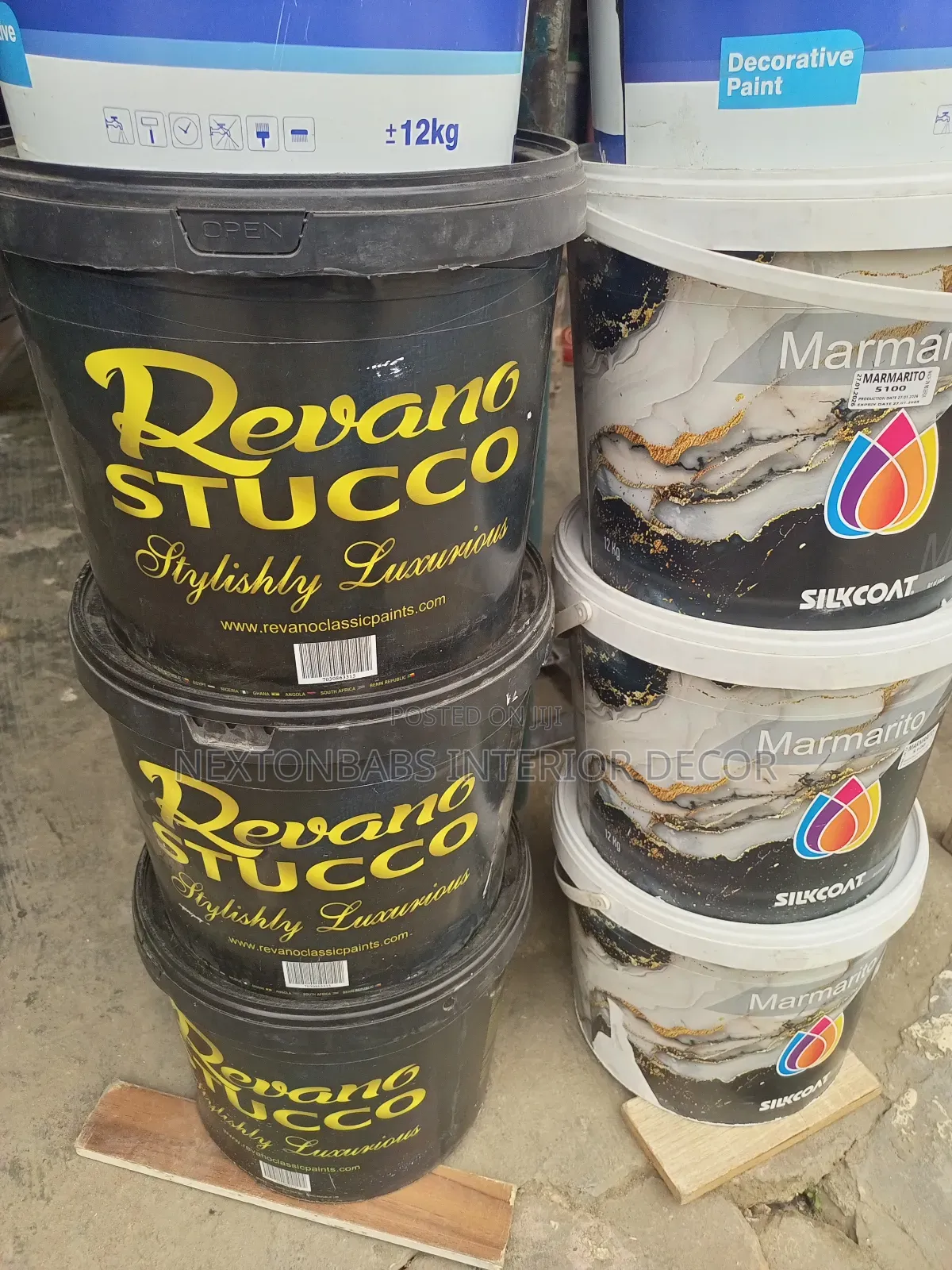 Silkcoat Marmarito and Revano Stucco