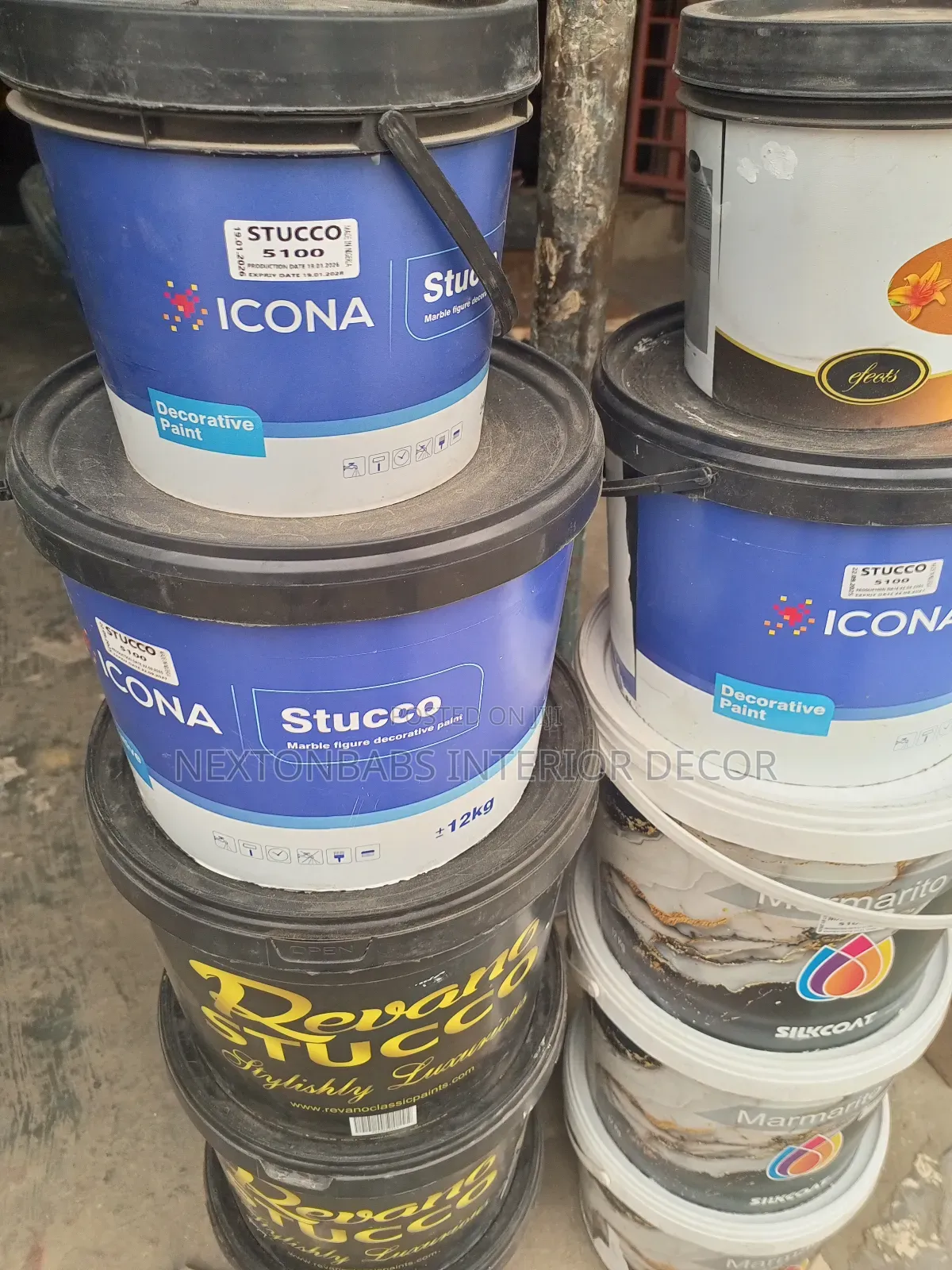 Silkcoat Marmarito and Revano Stucco