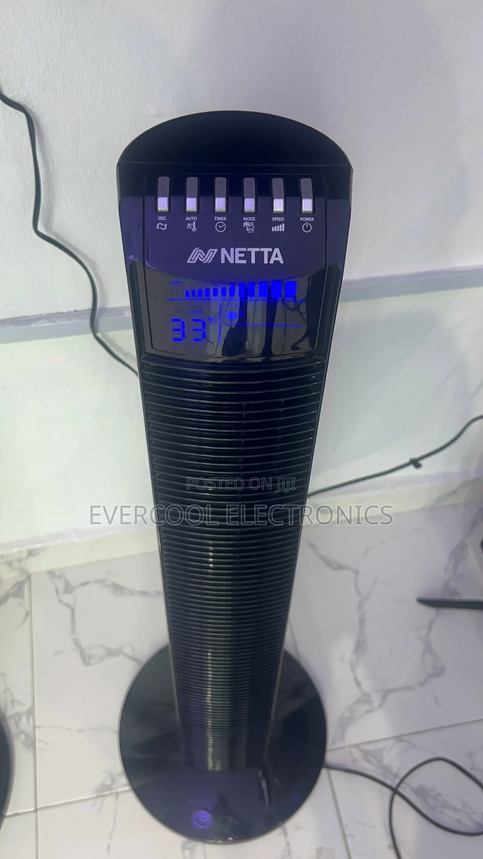 Super-Cooling 36” Netta Oscillating Tower Fan