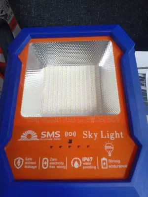 SMS Sky Light Solar Flood Light Comes With 2 Panels