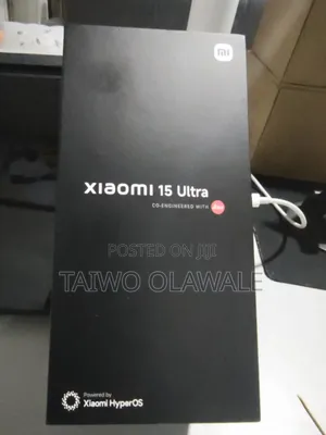 New Xiaomi 15 Ultra 1 TB Black