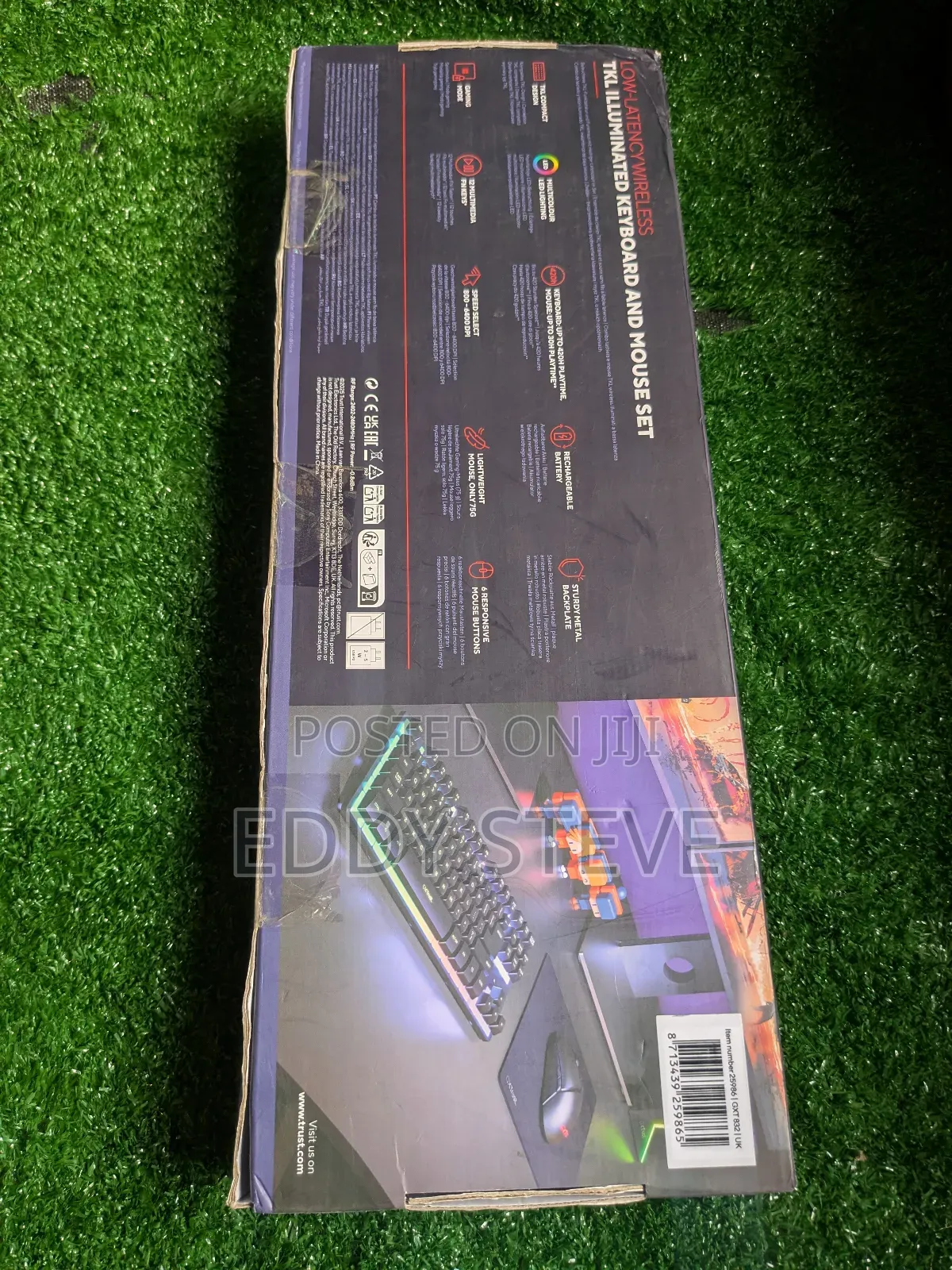 Gaming Keyboard Mouse Set - GXT Trust Thado TKL