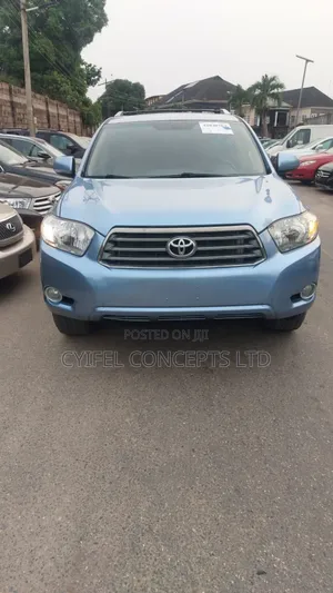 Toyota Highlander Sport 2008 Blue