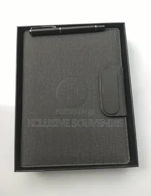 New Design Custom Wireless Charging Notebook With Pen