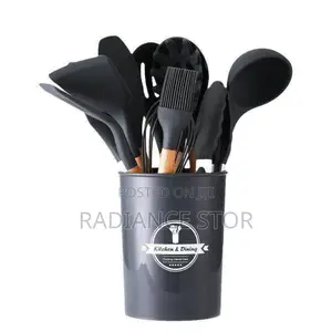 12pcs Silicone Cooking Spoon Set