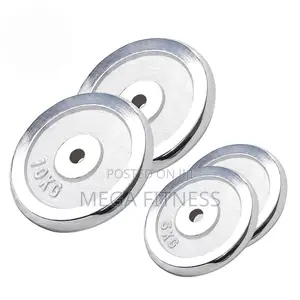 Silver Chrome Weight Plates