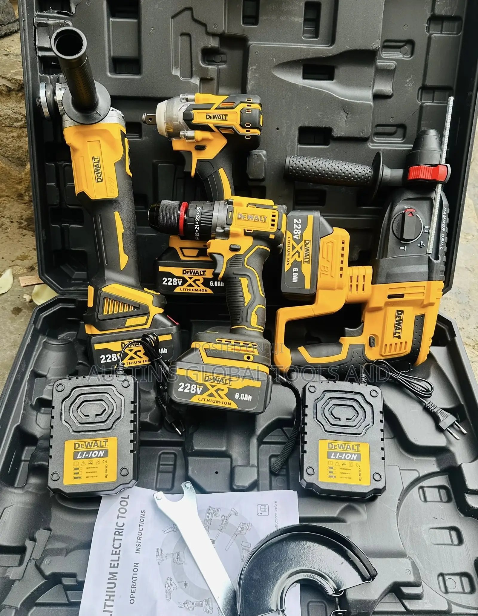 Dewalt 4in1 Brushless Combo Kit