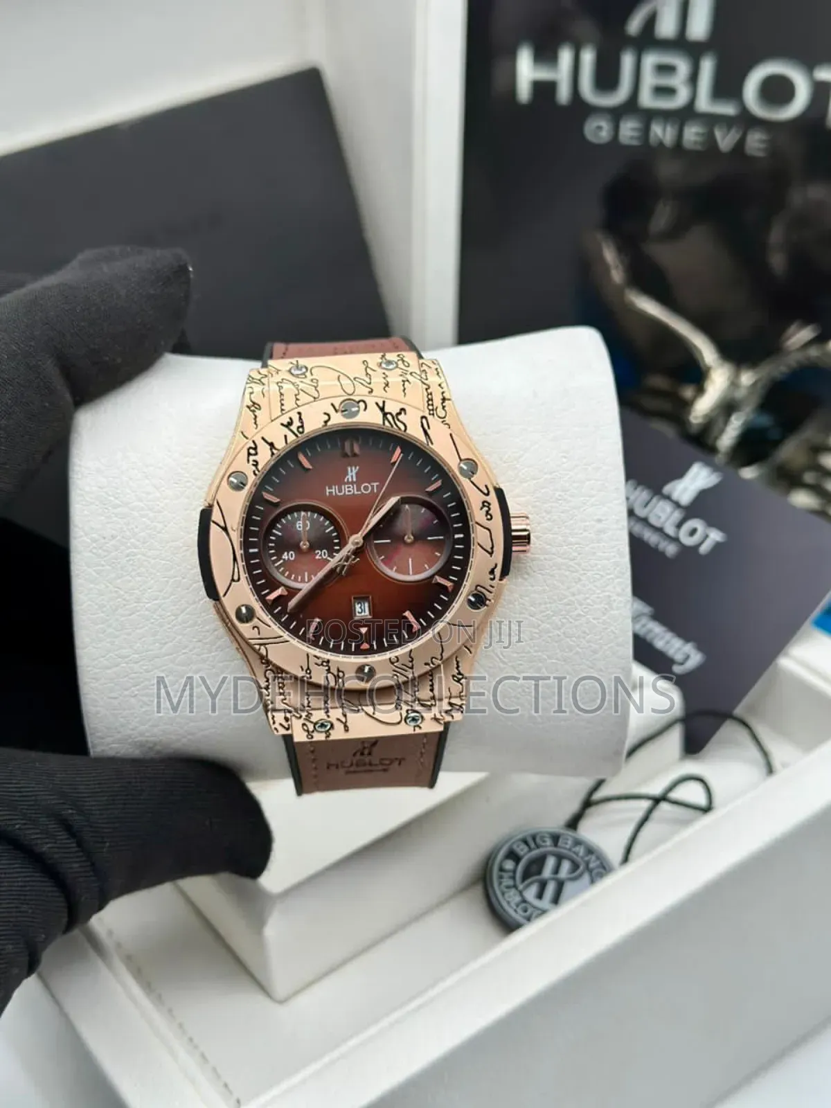 Original Hublot Leather Watch
