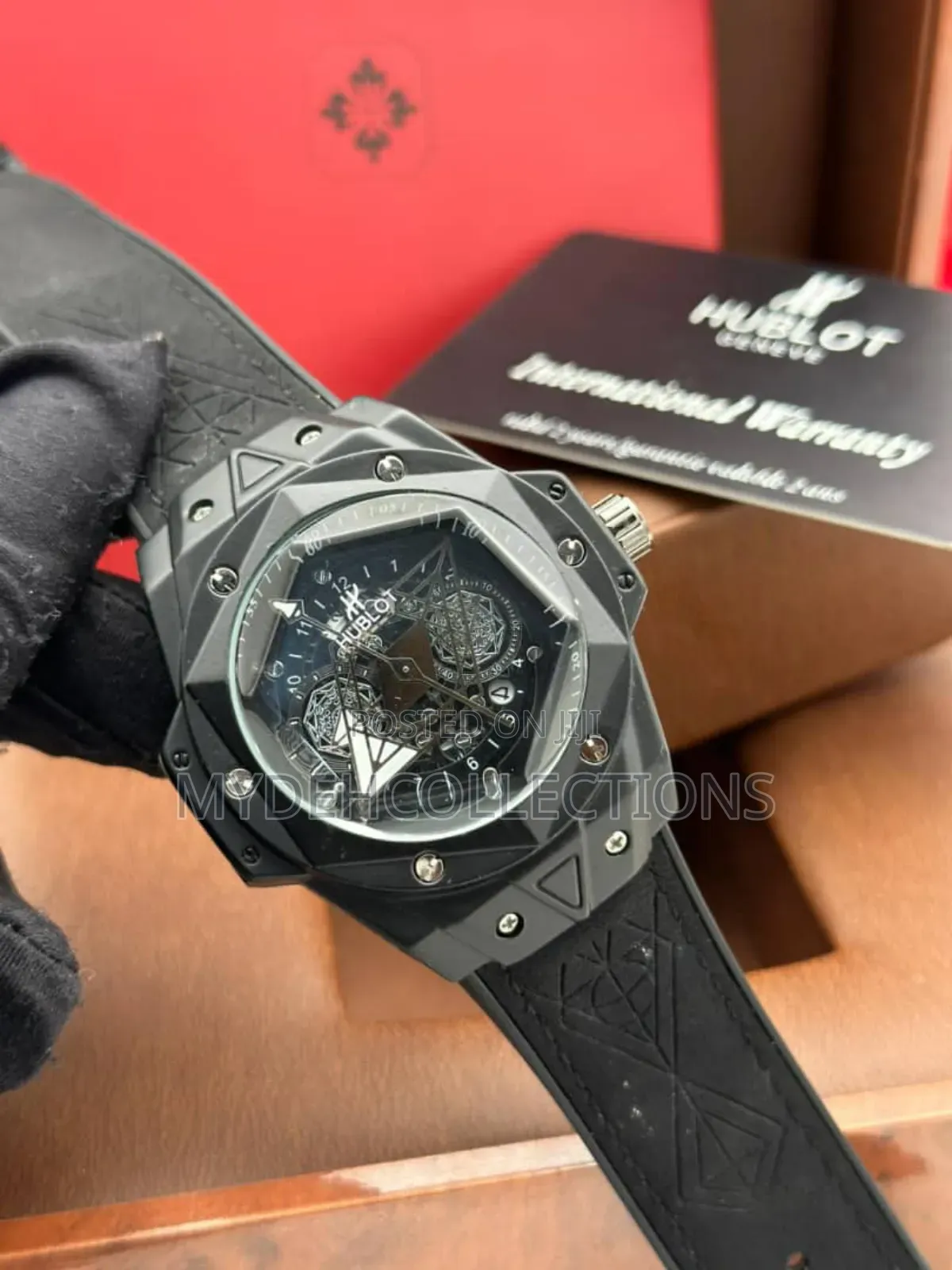 Original Hublot Leather Watch