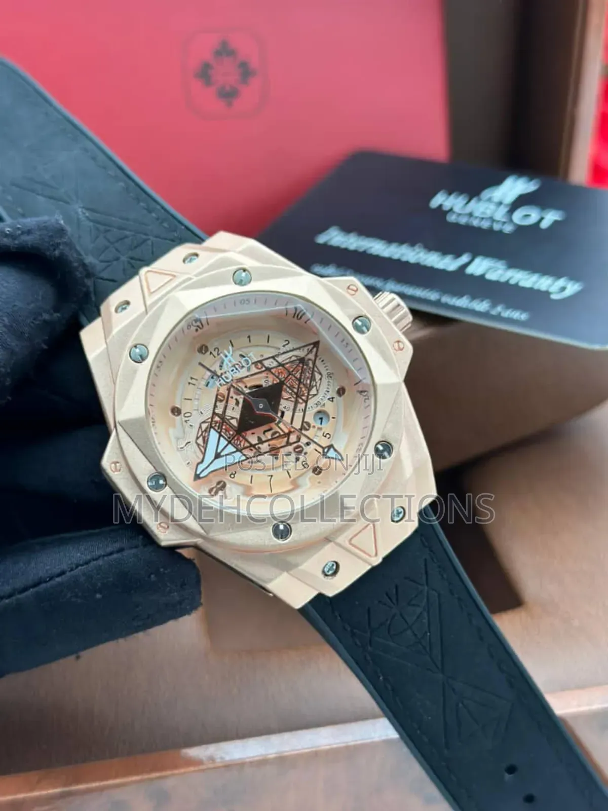 Original Hublot Leather Watch