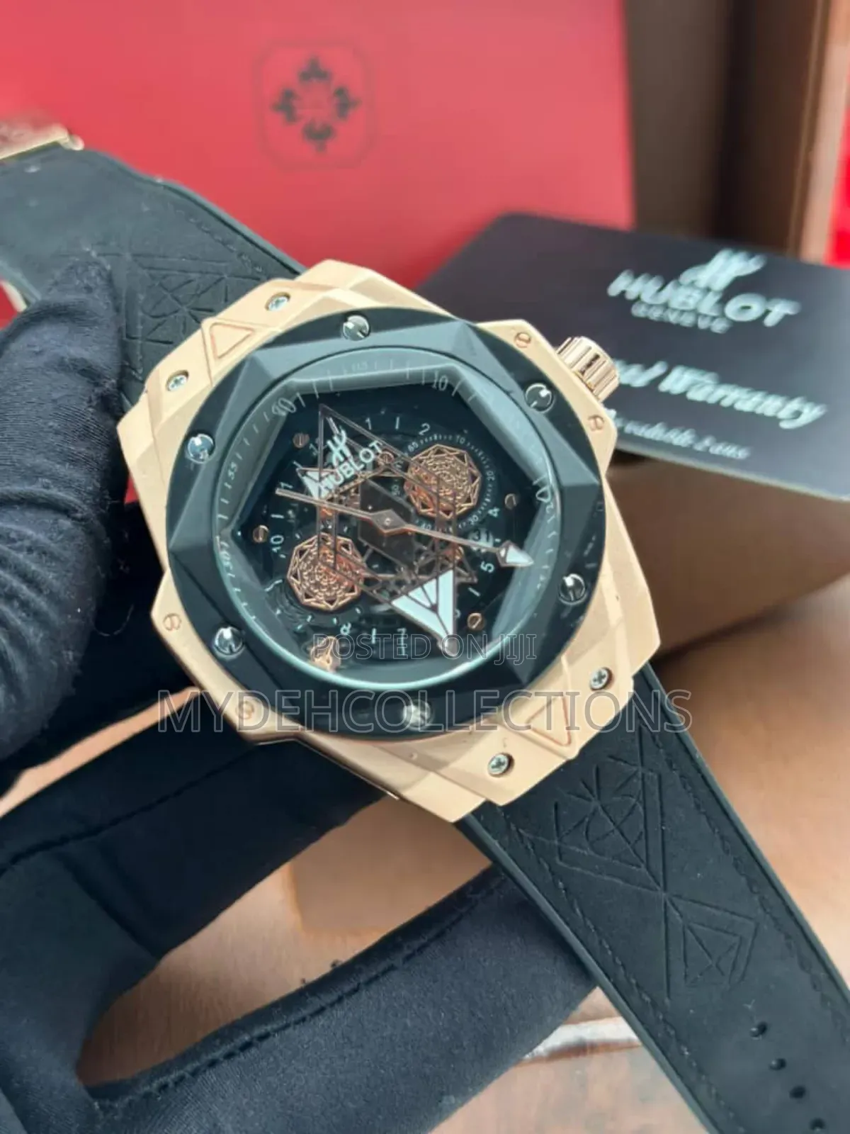 Original Hublot Leather Watch