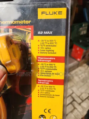 62max Fluke Infrared Thermometer