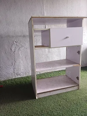 Neatly Used White Kitchen/Indoor Storage Cabinet