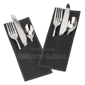 Leather Cutlery Pouch