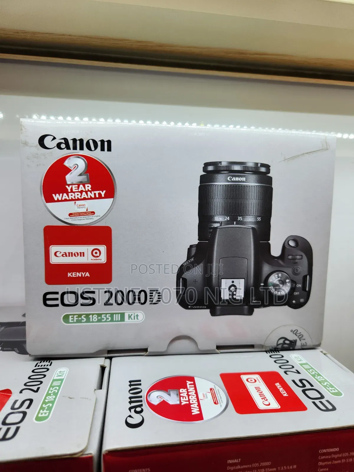 Eos 2000d Kit Canon Camera (New)