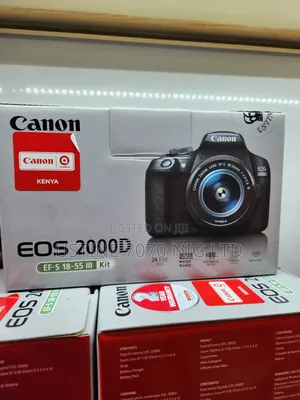 Eos 2000d Kit Canon Camera (New)