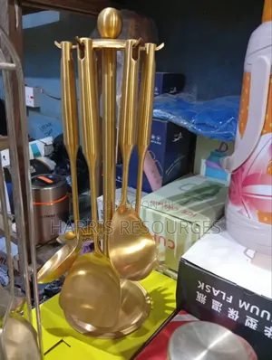 Stainless Steel Spoons With Rack