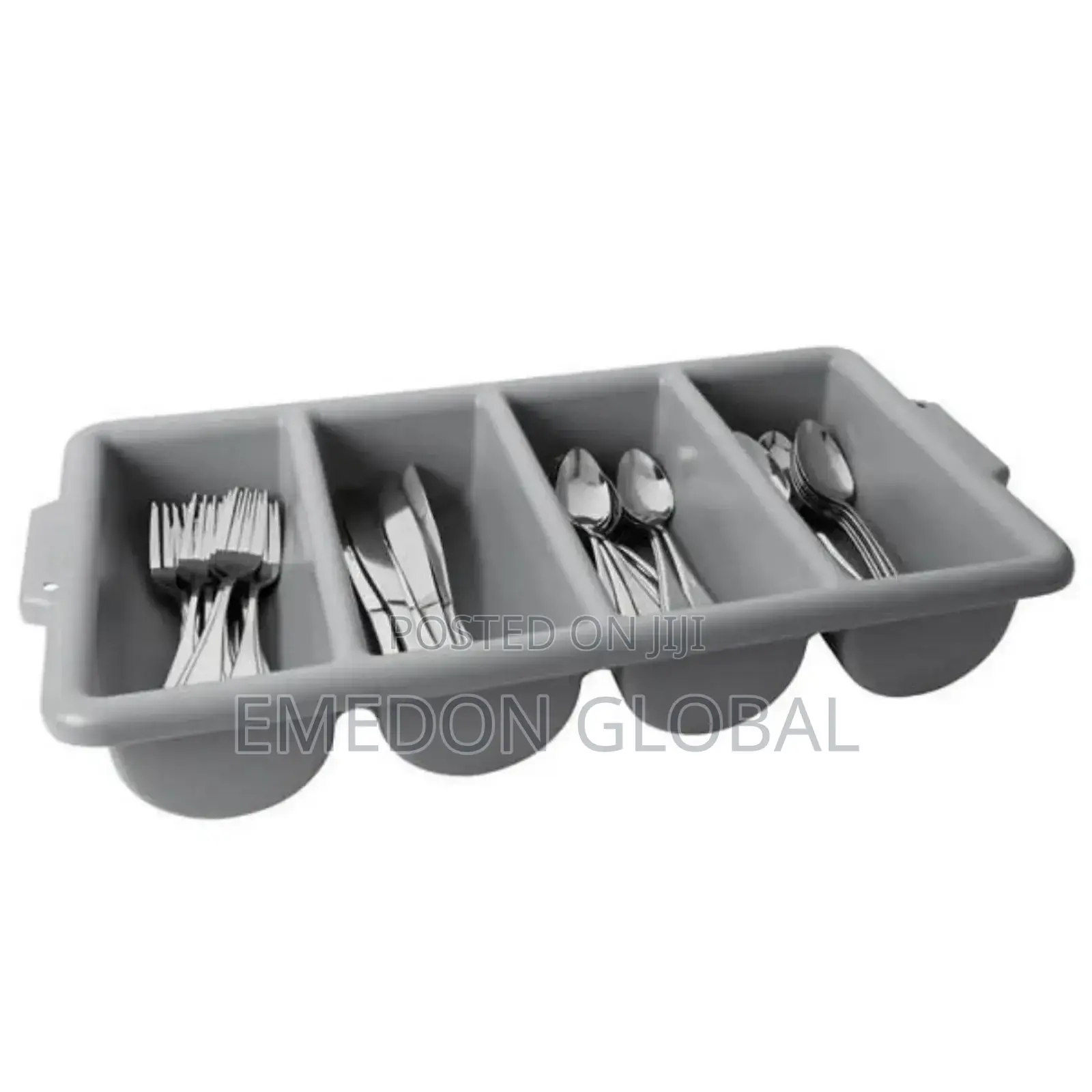 4 Compartment Quality Plastic Cutlery Tray