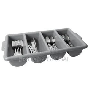 4 Compartment Quality Plastic Cutlery Tray